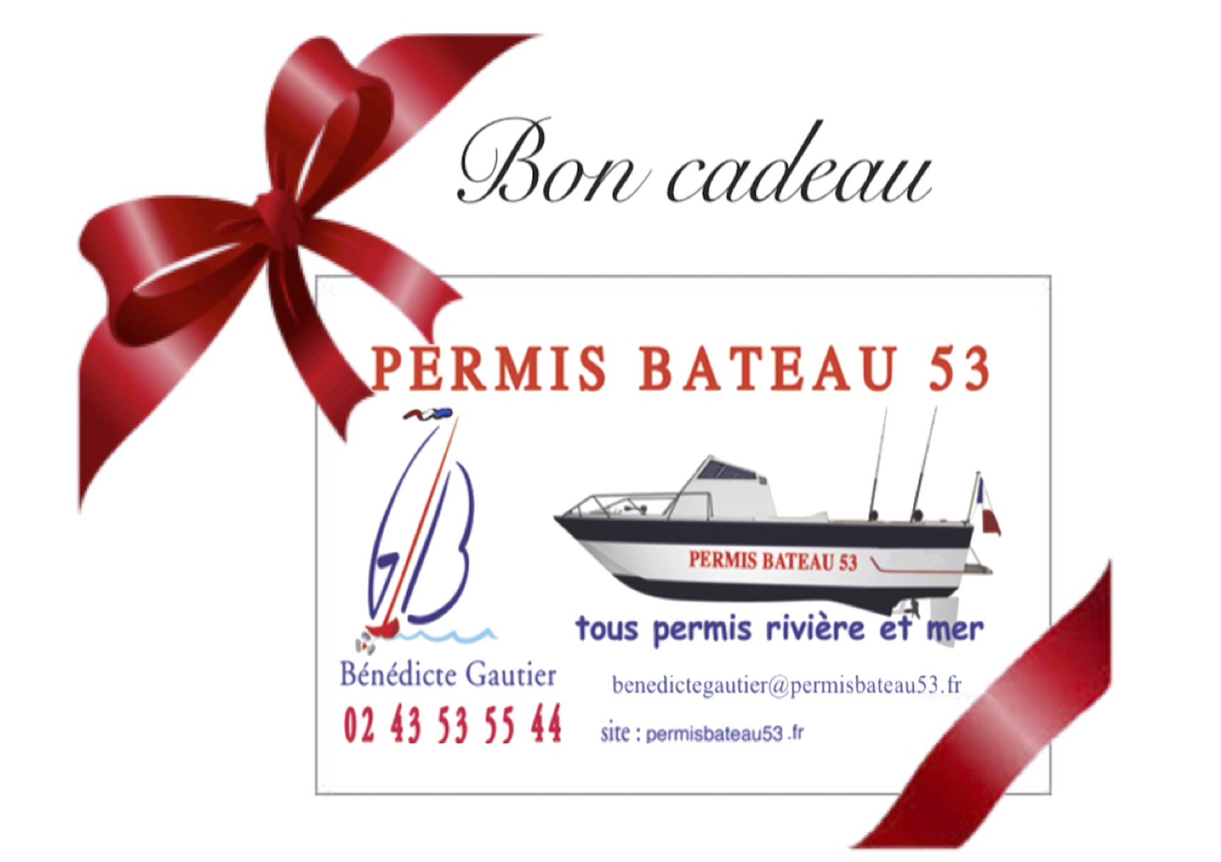 Cadeau Permis Bateau 53